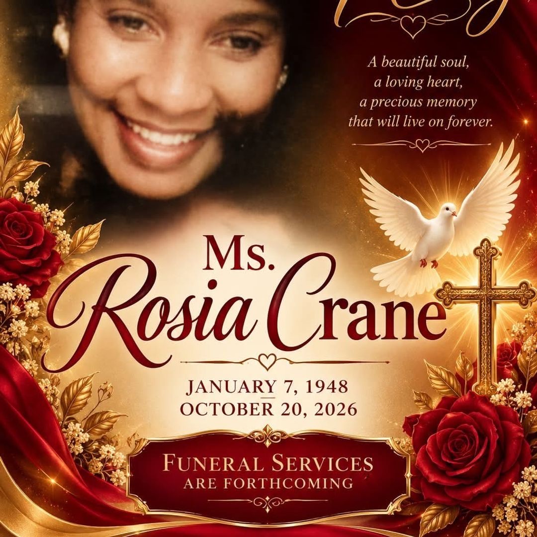 Ms. Rosia Crane Obituary in Unadilla at COES FUNERAL HOME, LLLP. | Obit