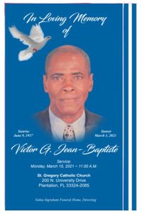 Victor  Jean Baptiste