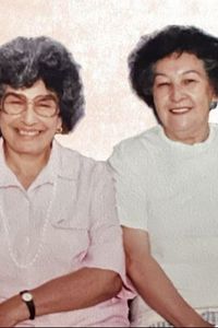 Lupe' Rodriguez Meloen  and Jennie Rodriguez Richardson