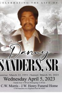DANNY ROY SANDERS, SR.