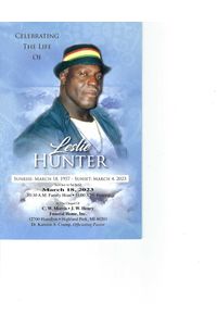 LESLIE  HUNTER