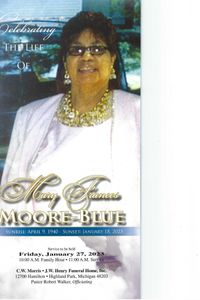 MARY FRANCES BLUE