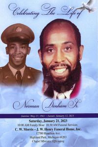 NORMAN  DENHAM, SR.