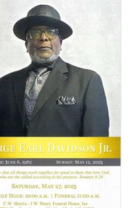 GEORGE EARL DAVIDSON, JR.