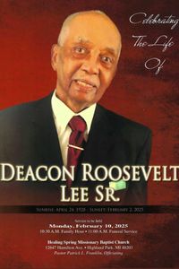 ROOSEVELT  LEE, SR.