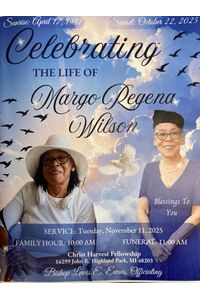 MARGO REGINA WILSON