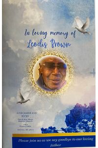 LEODIS  BROWN, SR.