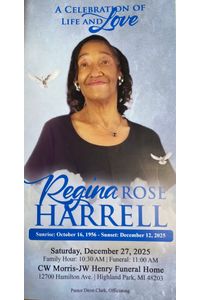 REGINA ROSE HARRELL