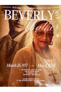 BEVERLY ANN WALKER