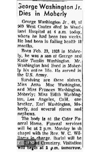 George Junior Washington