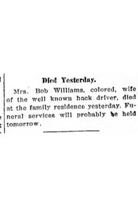 Annie (Shots) Williams