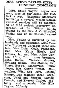 Susan (Boone) Taylor