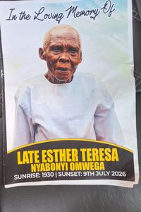 Esther Teresa Nyabonyi Omwega