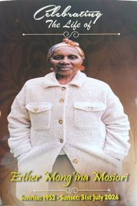 Esther Mong'ina Mosiori