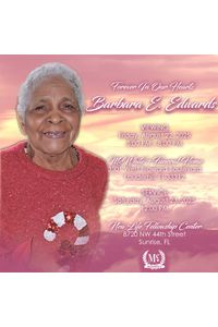 Barbara Elain Edwards Obituary, Fort Lauderdale, FL