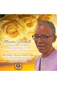 Marcia Nesbeth Obituary, West Palm Beach, FL