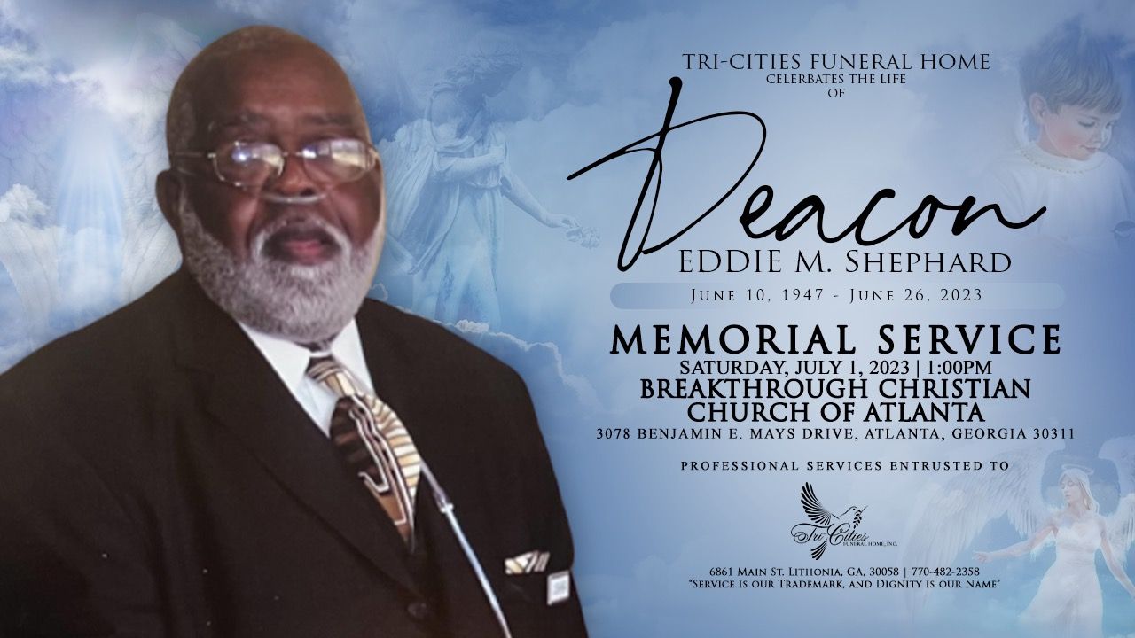 Eddie Shepherd Obituary in Lithonia at Tri-Cities Funeral Home | Obit