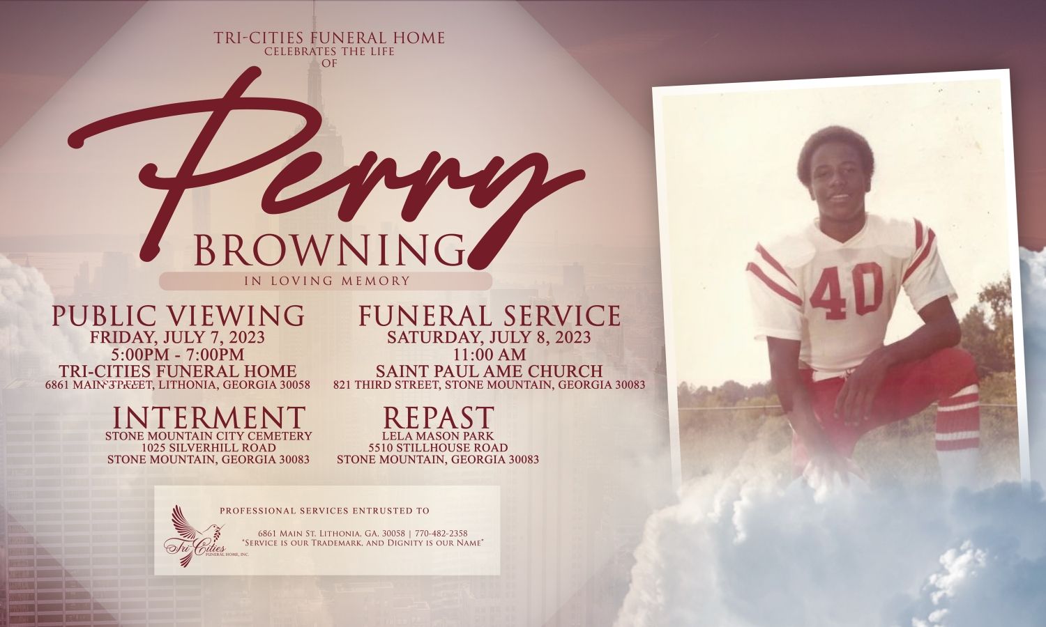 Perry Browning Obituary in Lithonia at Tri-Cities Funeral Home | Obit