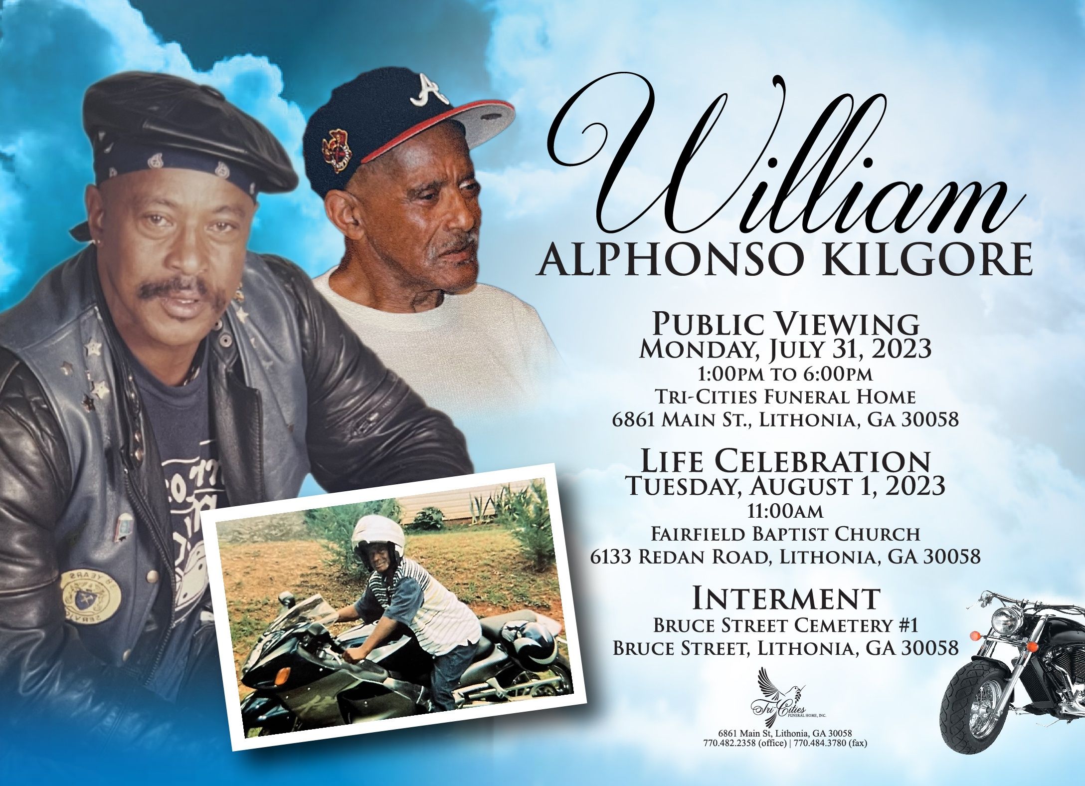 William Alphonso Kilgore Obituary in Lithonia at Tri-Cities Funeral